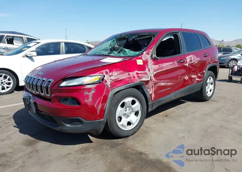 2017 Jeep Cherokee Sport 4X4 z USA, uszkodzony, nr VIN 1C4PJMAB9HW571403